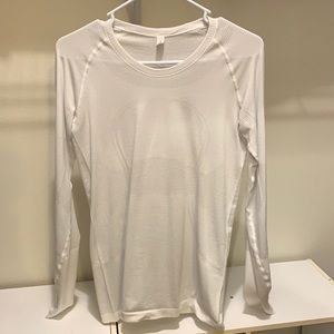 Lulu lemon White Long Sleeve
